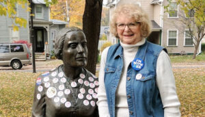 Nancy Dubner and Susan B. Anthony.
