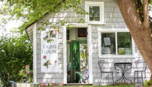 Photo by Stephen Ransom. A Frog House in Pittsford. It brings recreational events and workshops, practical educational seminars, scavenger hunts and fun activities for children — all revolving around frogs.