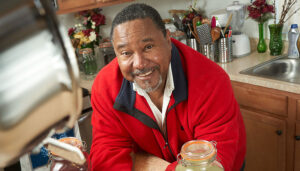 Richard McCollough at his Weatherfield Farm in Conesus on March 19. Photo by Chuck Wainwright.