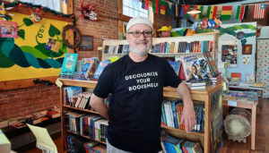 Henry Padrón-Morales, owner of Hipocampo bookstore on South Wedge: A commitment to arts and culture.