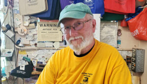 Charlie Foster, 67, retired three years ago after working at Canandaigua Wine Company for 47 years. He works at his Carriage Factory Antique in Ontario County.