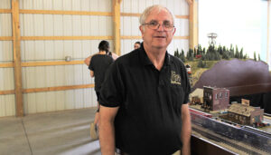 Tom Frey of Penfield works in product development for Xerox. He is also the show coordinator for FCTT HiRailers.